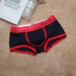 Boxer EF Hombre Negro Rojo
