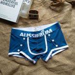 Boxer Aussiebum Hombre Azul Blanco