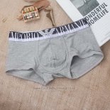 Boxer Armani Hombre Blanco Gris