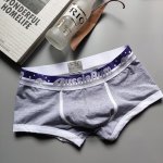 Boxer Aussiebum Hombre Gris Blanco