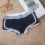 Boxer Concise Style Hombre Negro Blanco
