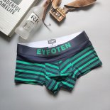 Boxer Eyfoten Hombre Rayas Verde