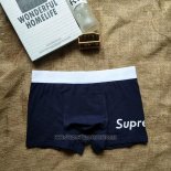 Boxer Supreme Hombre Blanco Azul Oscuro