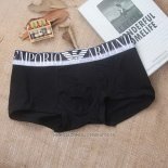 Boxer Armani Hombre Blanco Negro