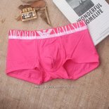 Boxer Armani Hombre Blanco Rosa