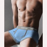 Boxer Calvin Klein Hombre 365 Gris Azul