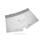 Boxer Calvin Klein Hombre Steel Blateado Blanco2