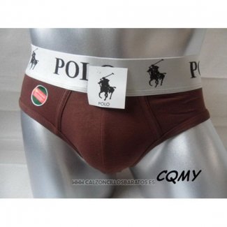 Slip Ralph Lauren Hombre Profond et Marron