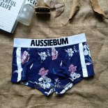 Boxer Aussiebum Hombre Colorful Blanco Azul