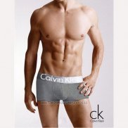 Boxer Calvin Klein Hombre Steel Blateado Gris