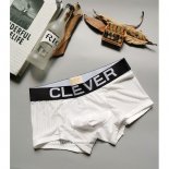 Boxer Clever Hombre Blanco Negro