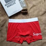 Boxer Supreme Hombre Blanco Rojo