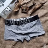 Boxer Armain Hombre Negro Gris