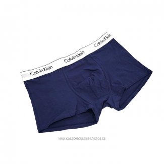 Boxer Calvin Klein Hombre 365 Blanco Azul Profundo