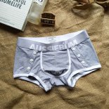 Boxer Aussiebum Hombre Gris Blanco