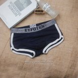 Boxer EF Hombre Azul Oscuro Blanco