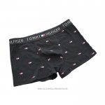 Boxer Tommy Hombre Estampado Geometrico Negro