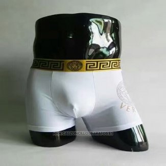 Boxer Versace Hombre Dolado Blanco