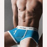 Boxer Calvin Klein Hombre 365 Blanco Azul
